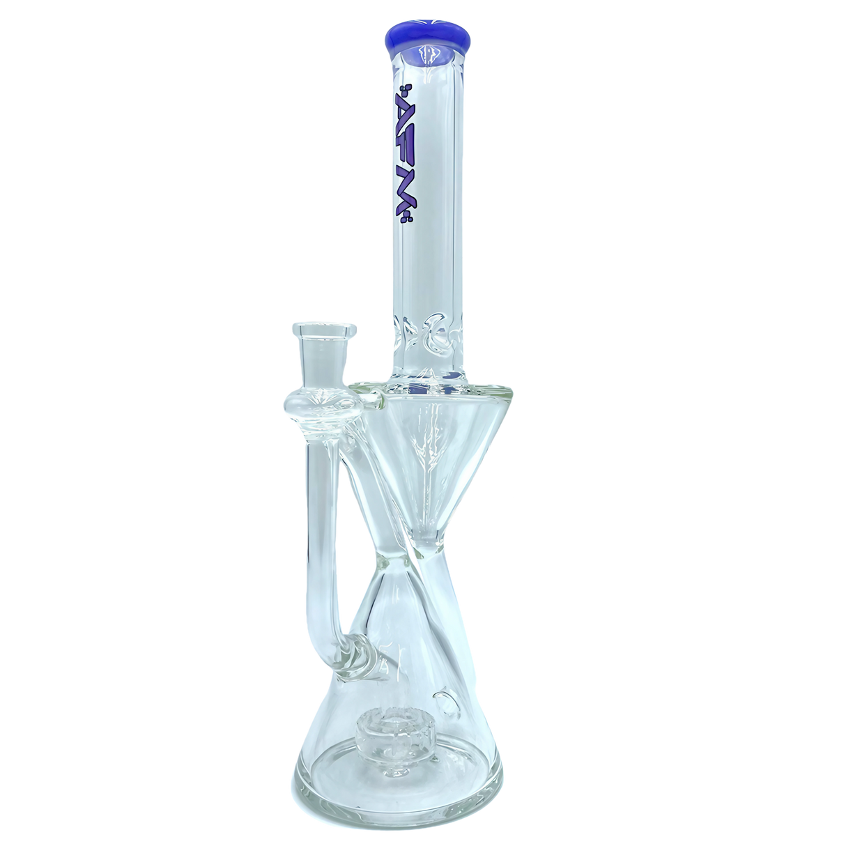 AFM The Time Recycler Rig - 12" with Showerhead Percolator in Purple Variant