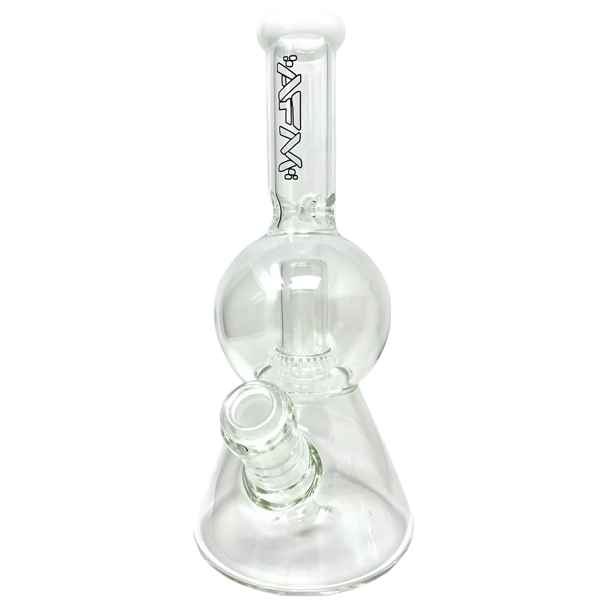AFM 12" Ufo Beaker Bong with Showerhead Percolator - Clear Borosilicate Glass