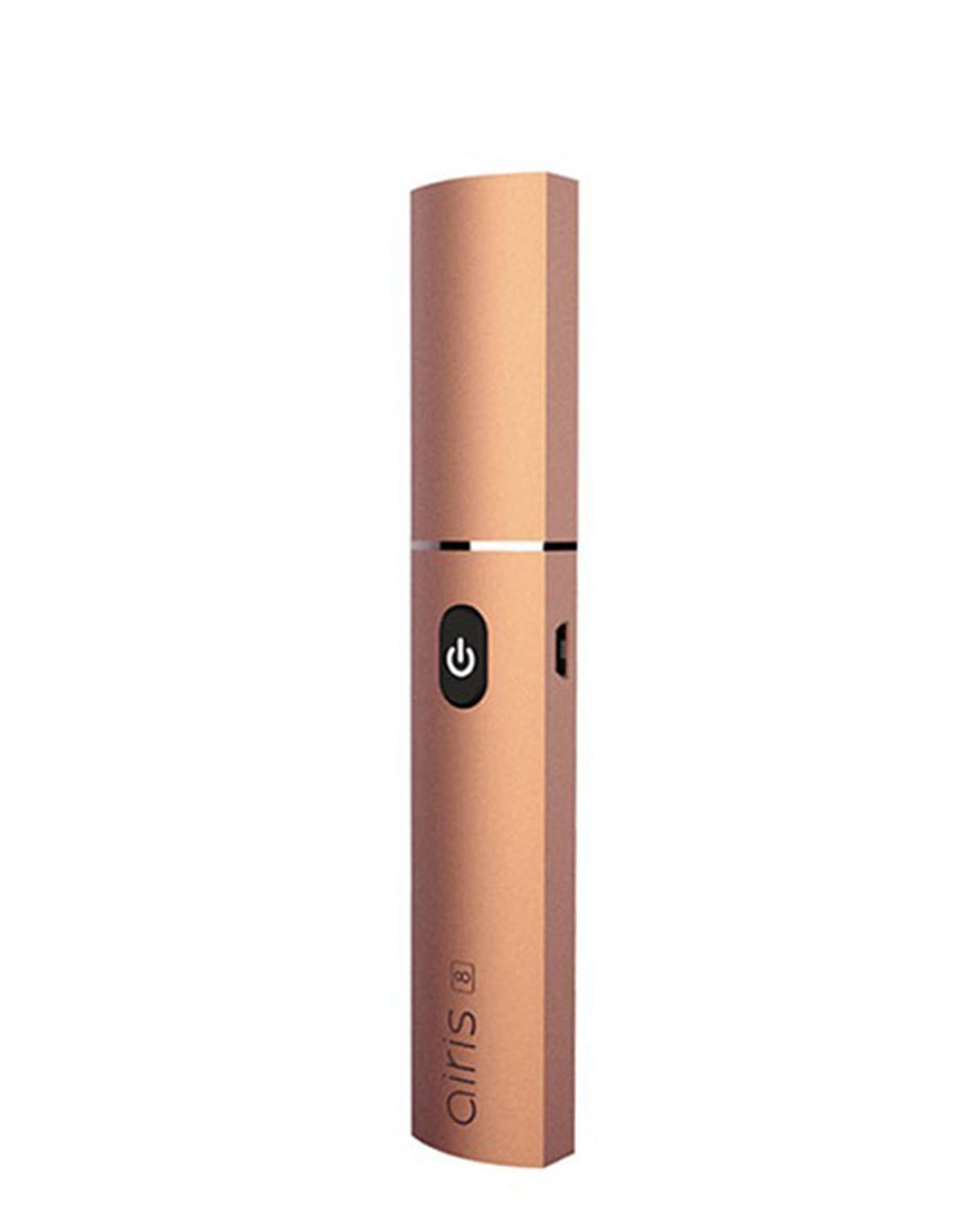 Airistech Airis 8 Dip N Dab Vaporizer in Gold, Portable Wax Pen, Front View