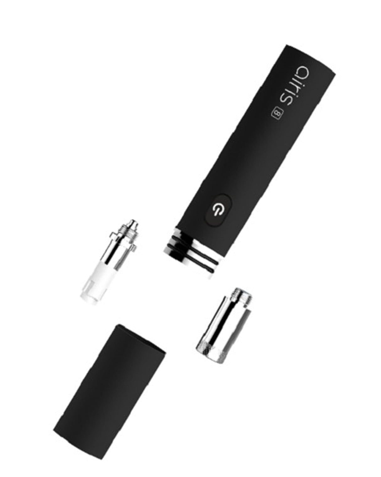 Airistech Airis 8 Dip N Dab Vaporizer in Black with Quartz Coil and Mouthpiece