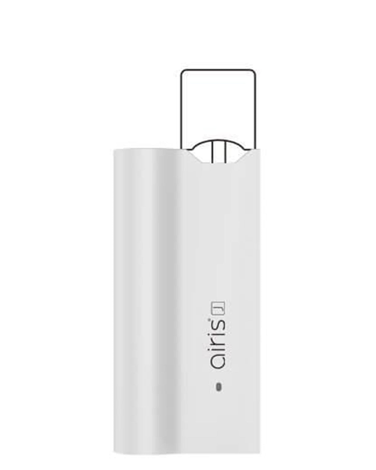 Airistech Airis J Vaporizer in White - Portable Zinc Alloy Vape for Salt & E-Juice