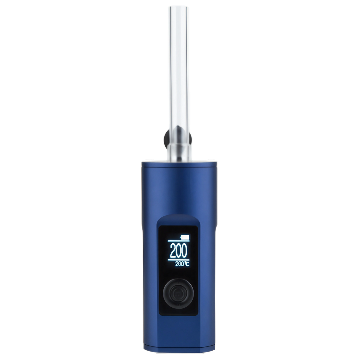Arizer Solo II Vaporizer in Blue with Digital Display, Portable Borosilicate Glass Mouthpiece