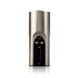 Arizer Solo Vaporizer in Silver, Portable Design with Digital Temperature Control, Front View