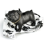 Art of Smoke Pug Life Ceramic Pipe in black with carry bag, compact and portable design