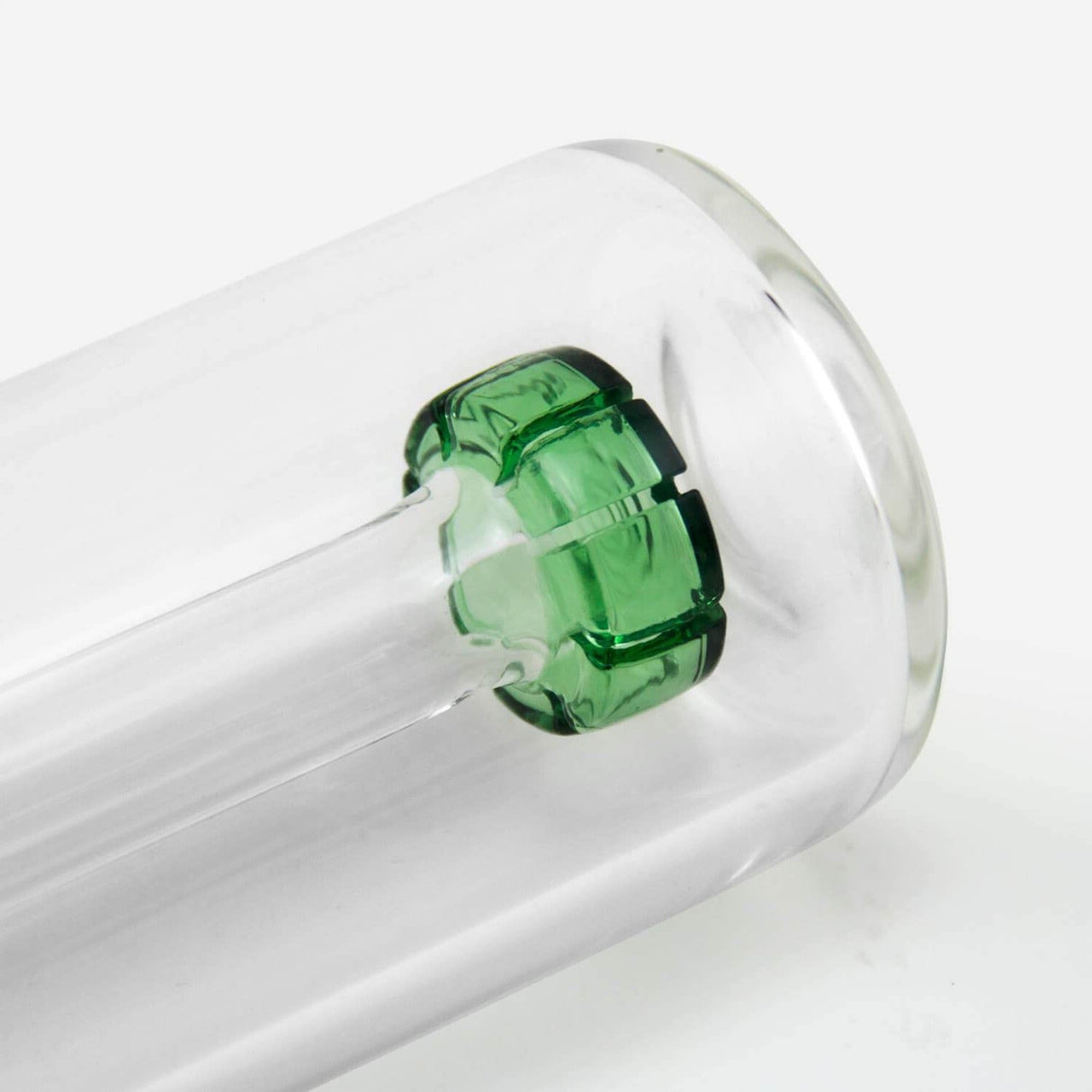 PILOT DIARY Ash Catcher with Green Percolator 14mm Close-up Side View