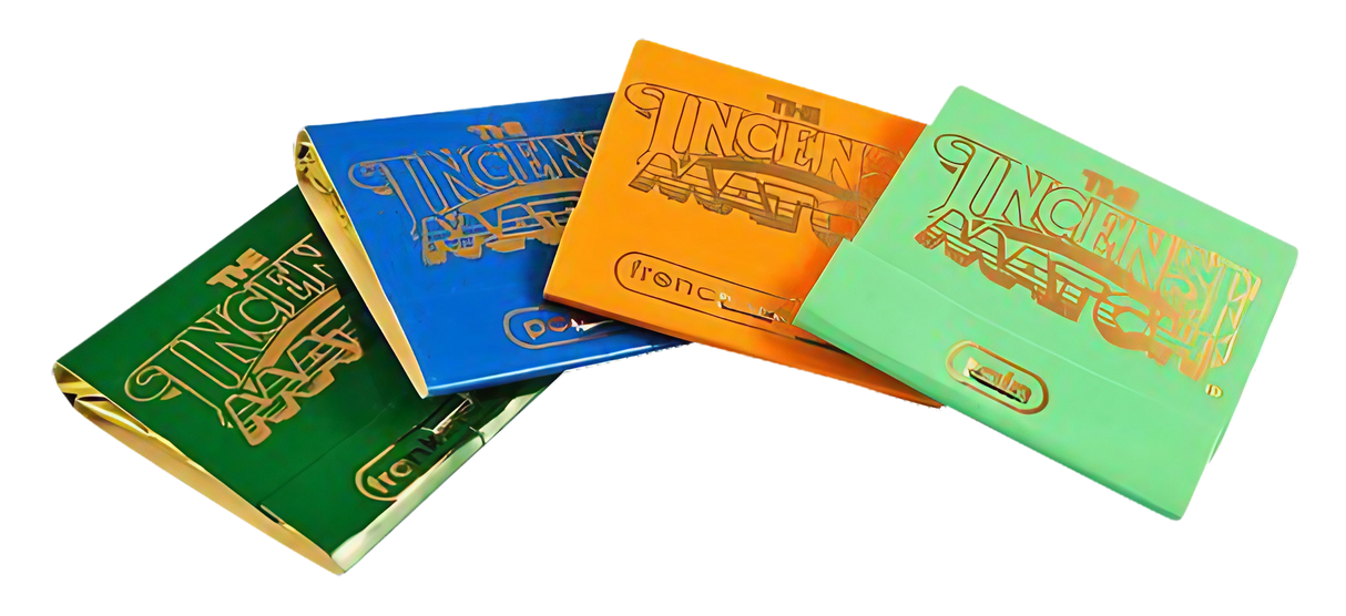 Assorted Scent Incense Matchbooks in 50 Pack, Compact and Portable, Made in USA