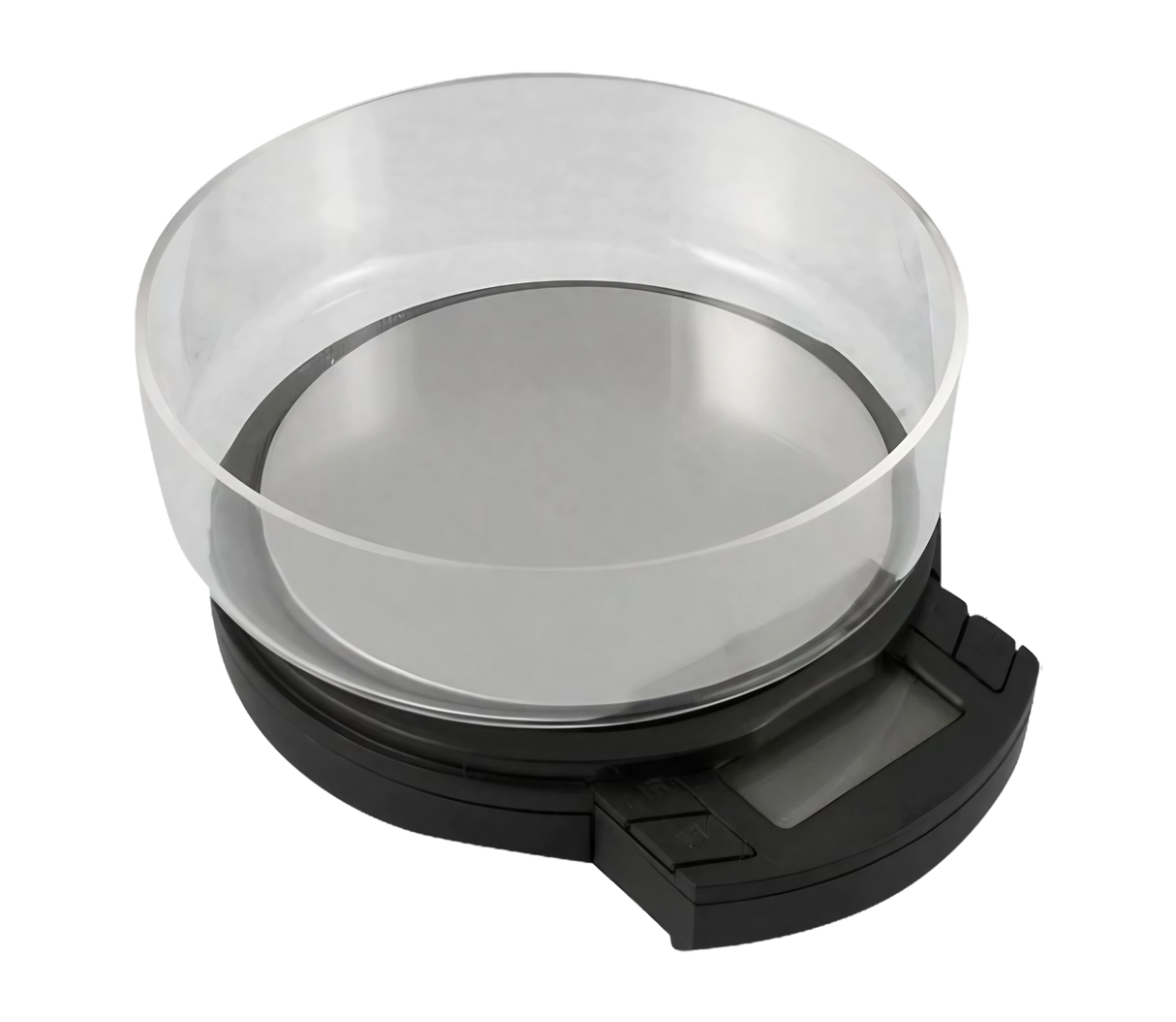 AWS Axis Pocket Scale with clear bowl, 100g x 0.01g accuracy, battery-powered, compact design