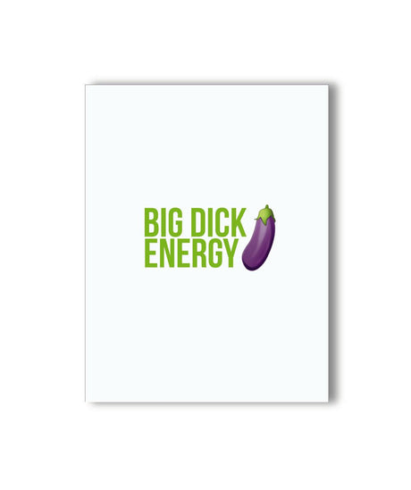 KKARDS Big Energy Card with bold text and graphic, front view on a white background