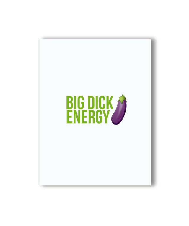 KKARDS Big Energy Card with bold text and graphic, front view on a white background