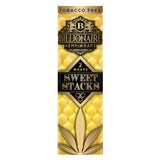 Billionaire Hemp Wraps Sweet Stacks, 25 Pack Front View, Tobacco-Free Blunt Wraps for Dry Herbs