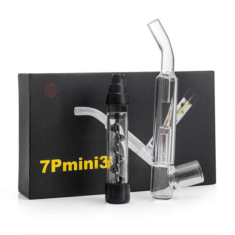 PILOT DIARY Mini Glass Blunt Twist Pipe with Box - Easy to Pack and Travel