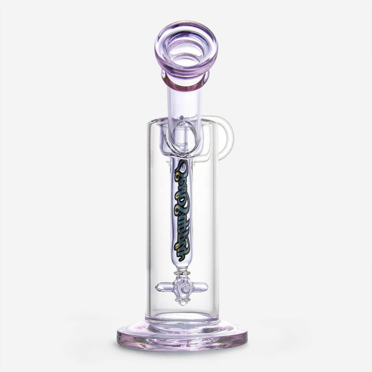 PILOT DIARY Hephaestus Swing Arm Dab Rig with Intricate Glasswork - Front View