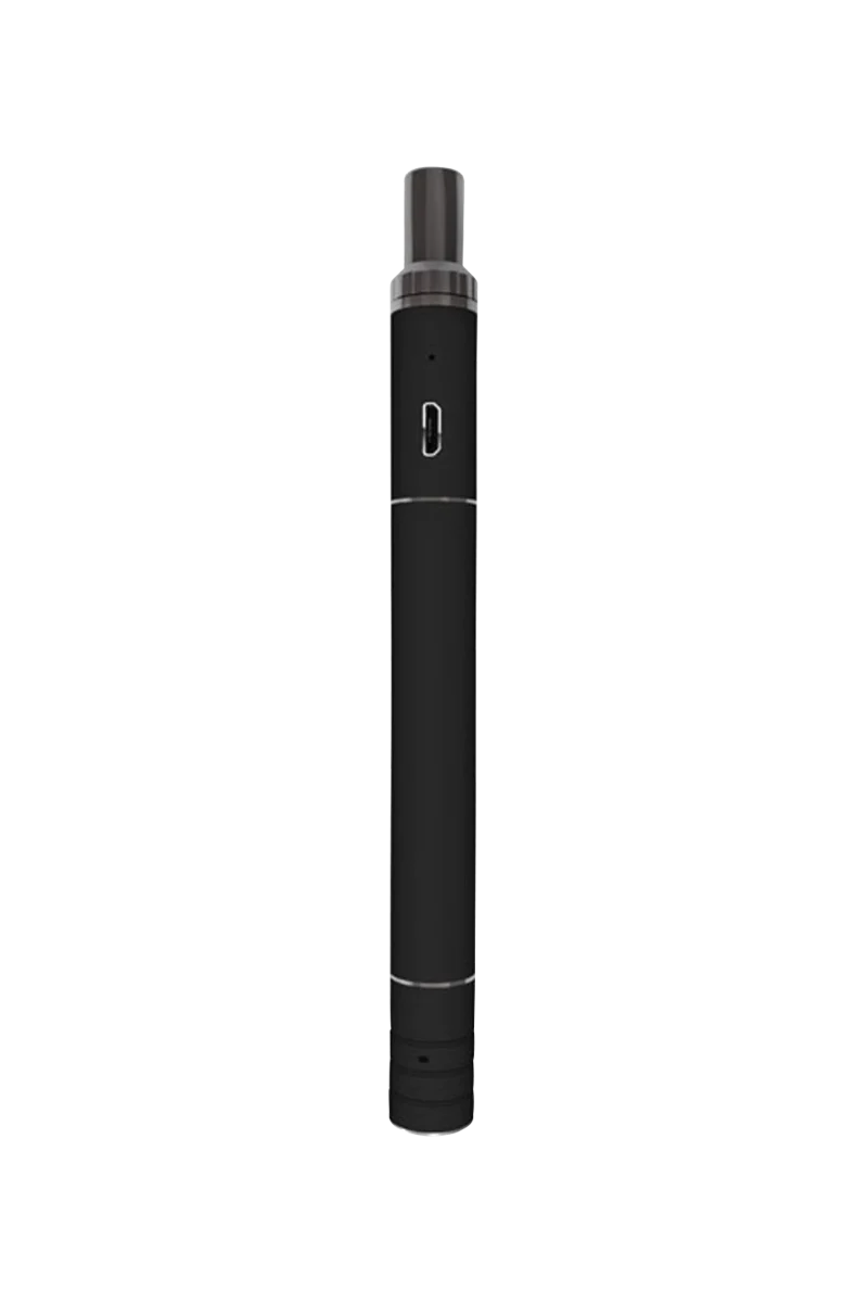 Boundless Terp Pen Vaporizer in black, portable ceramic & steel design, battery-powered for concentrates