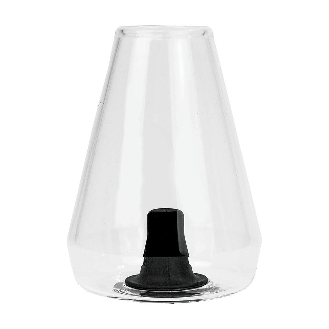 Randy's Loov Glass Beaker Vaporizer Accessory, Clear Glass, Front View