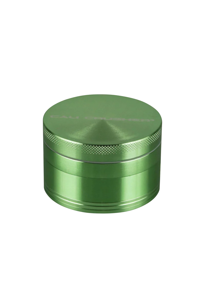 Cali Crusher O.G. 2.5" Green 4-Piece Grinder, Top View, Aluminum Construction