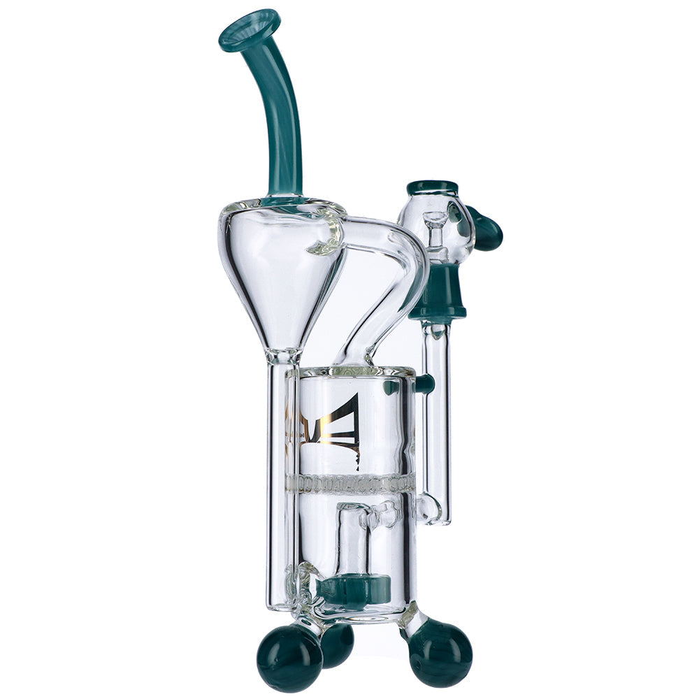 EVOLUTION Cyclone 9.75" Dab Rig with Dual Chamber Filtration - Front View