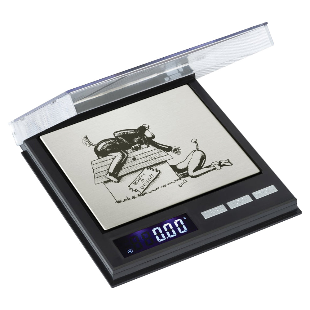 Infyniti Scales Death Row Records Doggy Style CD Scale, Portable Steel Pocket Scale, Front View