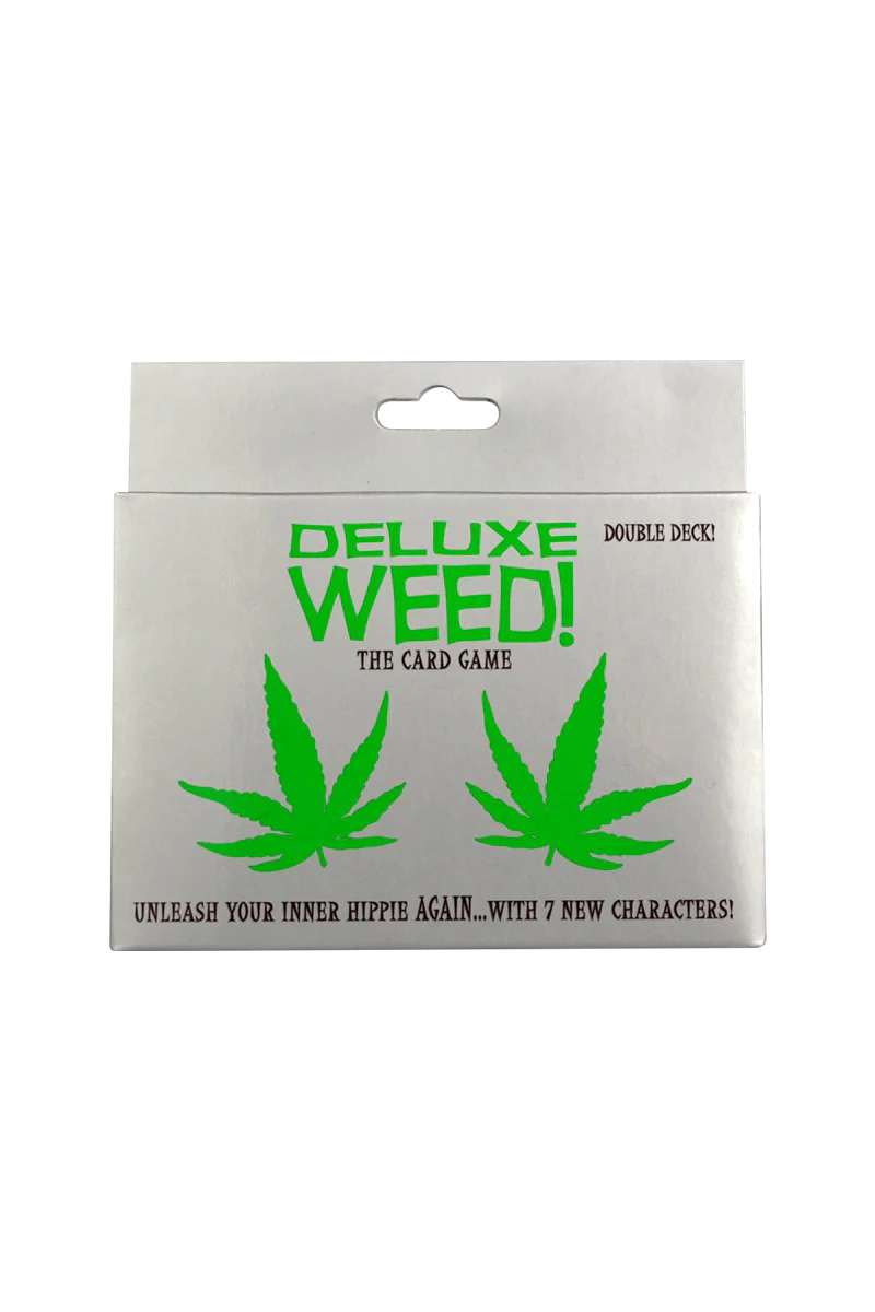 Deluxe Weed! 420 Themed Card Game Front View - Fun Novelty Party Game
