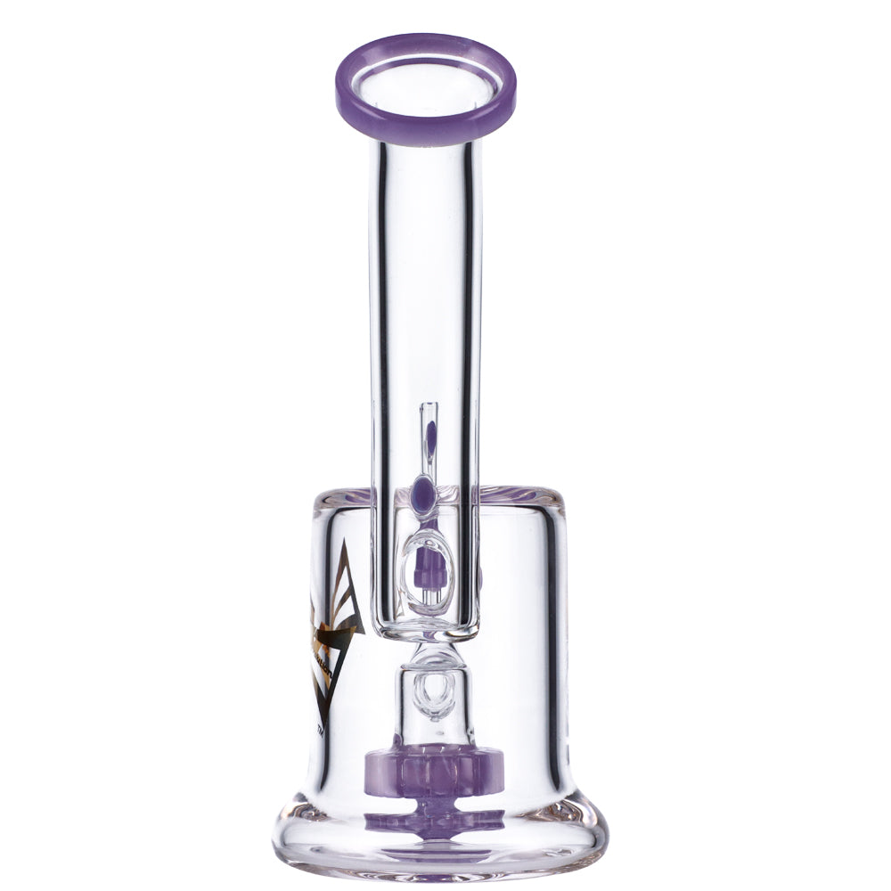EVOLUTION Diamond Dust 8" Dab Rig with Showerhead Percolator - Front View