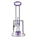 EVOLUTION Diamond Dust 8" Dab Rig with Showerhead Percolator - Front View