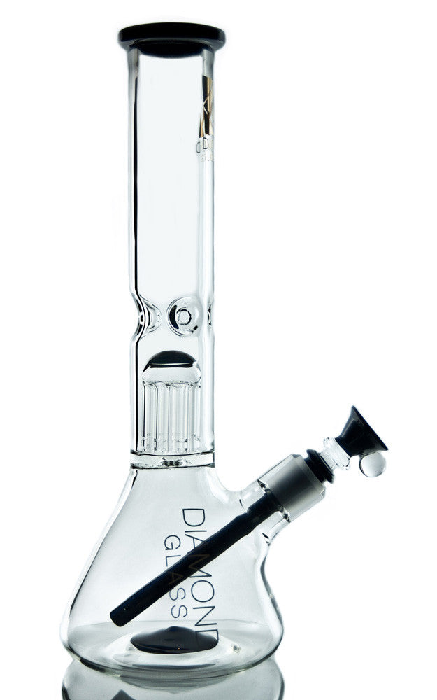 Diamond Glass - Beaker with Tree Perc 15'' | Dank Geek