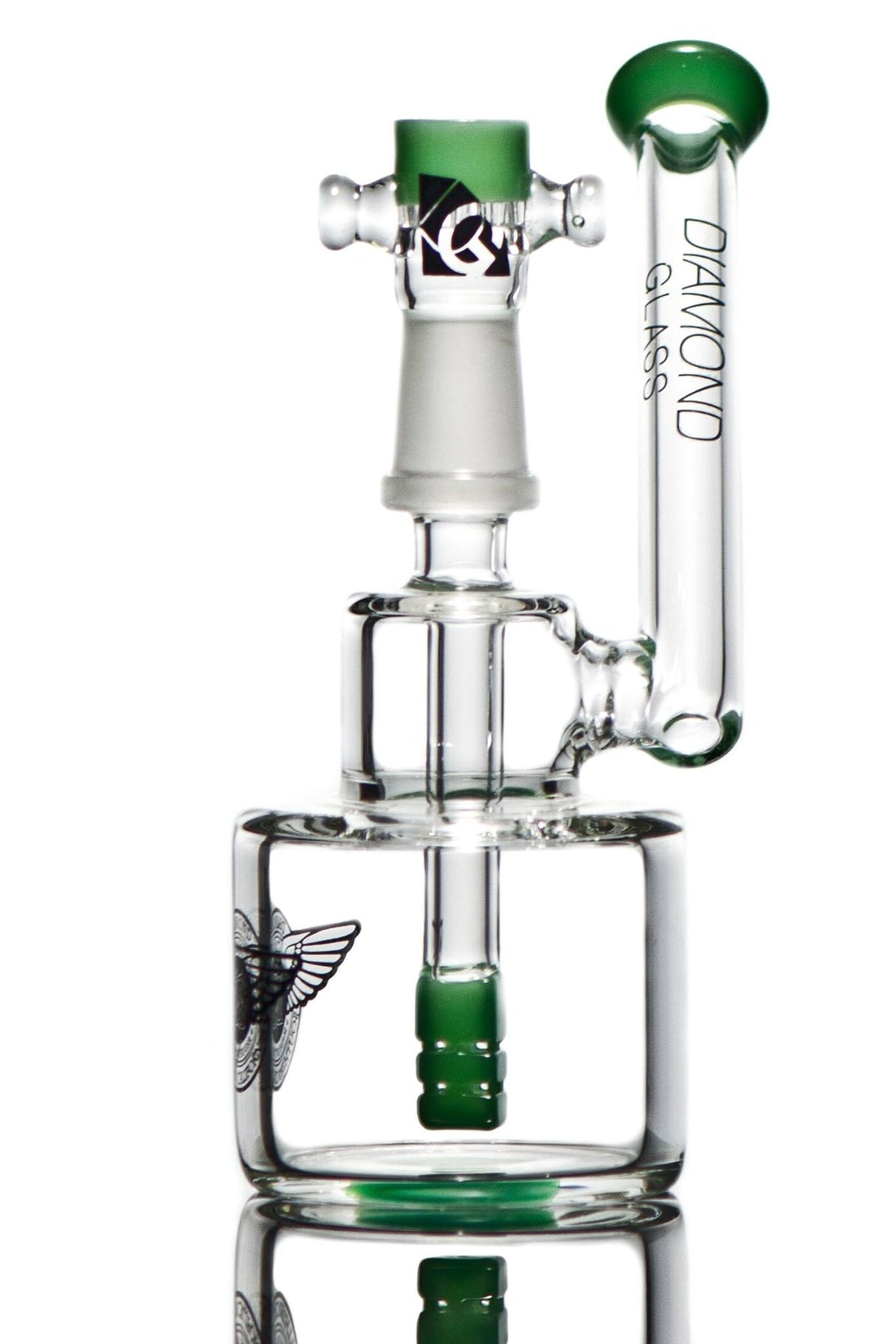 Diamond Glass - Birthday Cake Sidecar Waterpipe | Dank Geek