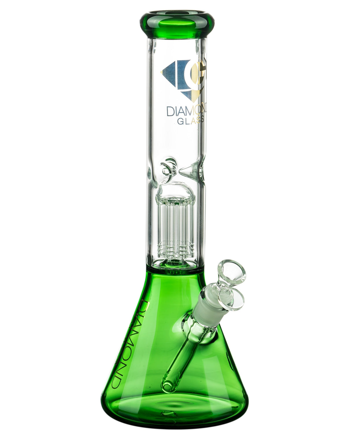 Diamond Glass - Eight Arm Tree Perc Beaker 13'' | Dank Geek