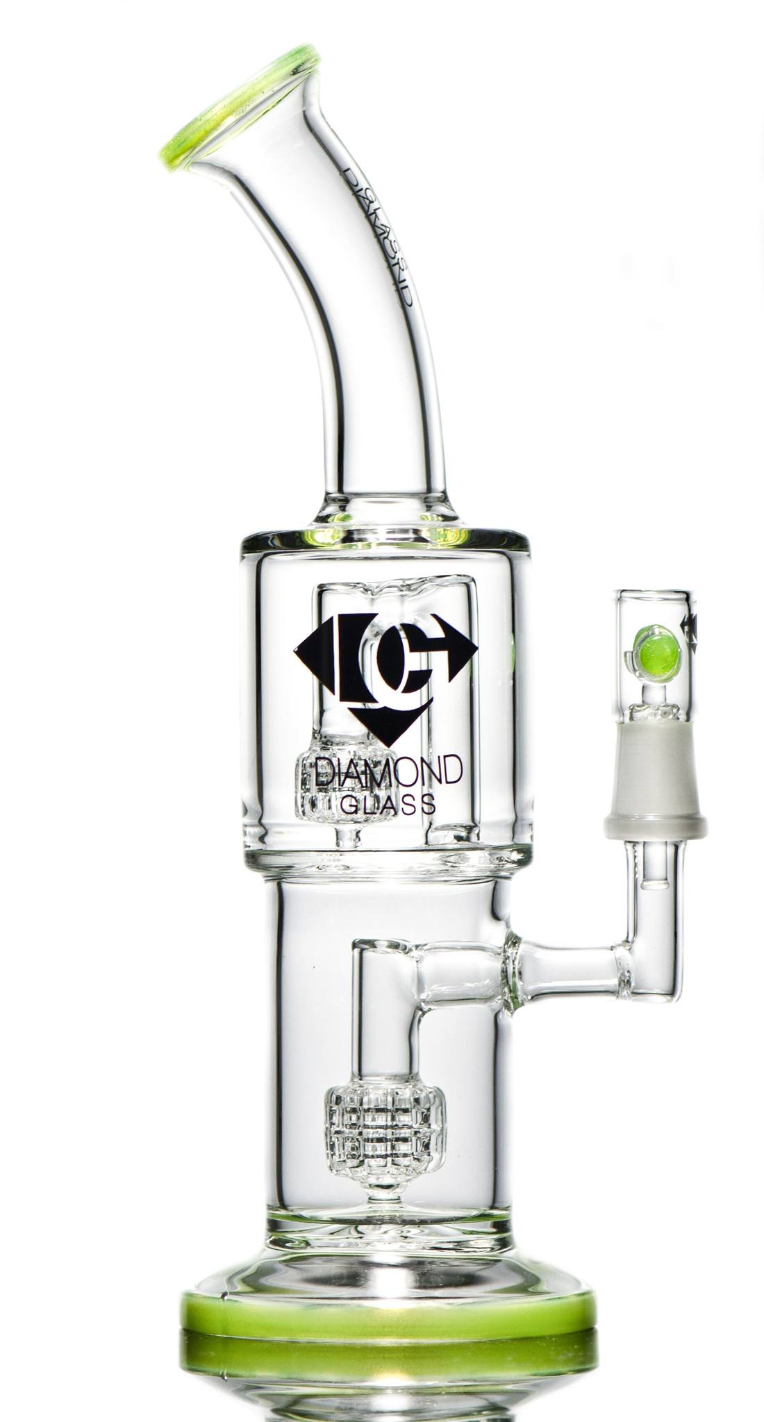 Diamond Glass - Hang Man Double Matrix | Online Headshop | Dank Geek