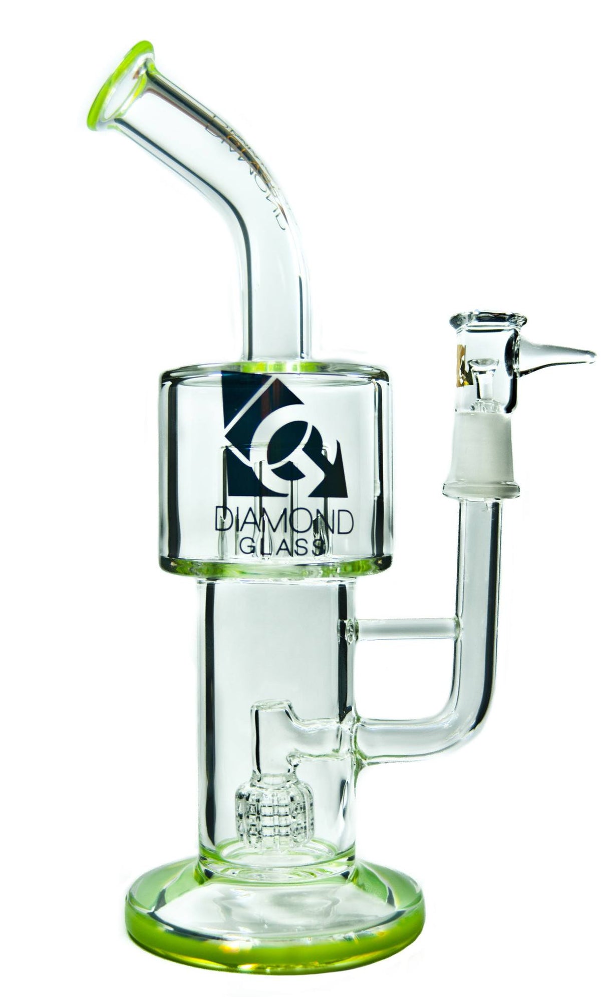 Diamond Glass - Slyme Matrix to Showercap Dab Rig | Dank Geek