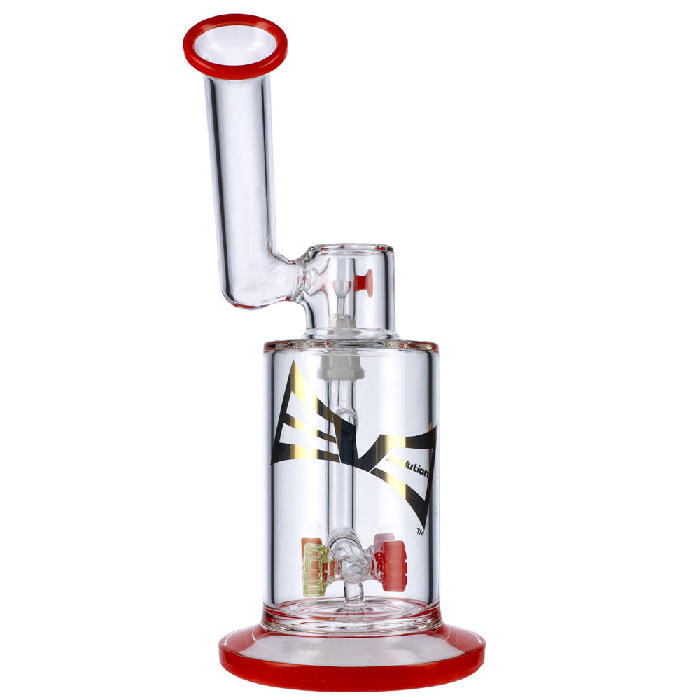 EVOLUTION Discovery 9" Dab Rig with Borosilicate Glass, Front View on White Background
