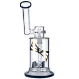 EVOLUTION Discovery 9" Dab Rig with Borosilicate Glass, Front View on Seamless White