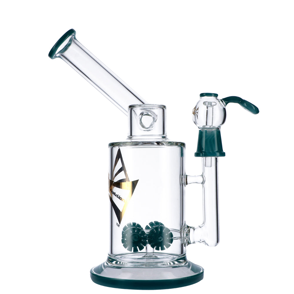 EVOLUTION Discovery 9" Dab Rig with Borosilicate Glass & Showerhead Percolator - Front View