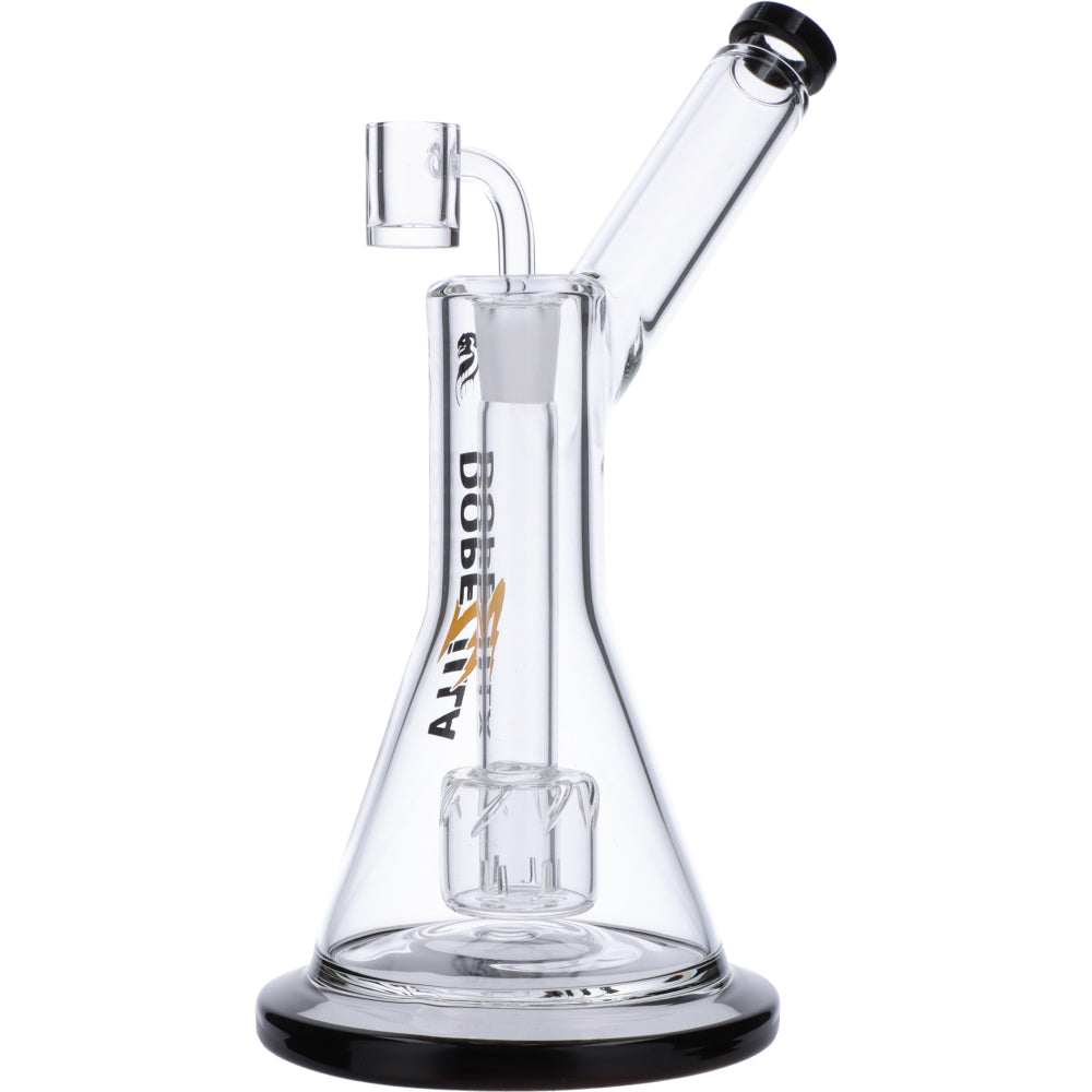 Dopezilla Basilisk 9" Beaker Dab Rig with Drum Percolator and 90 Degree Joint