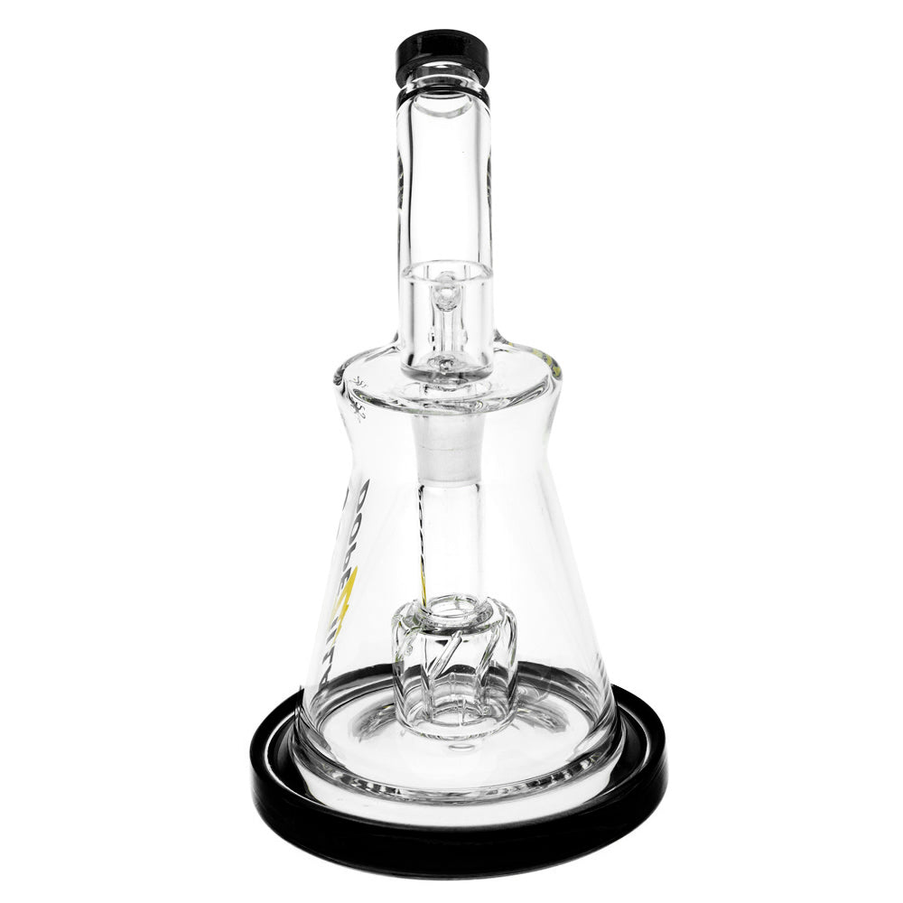 DOPEZILLA KRAKEN 8" Clear Teal Dab Rig with Hammer Head Percolator - Front View