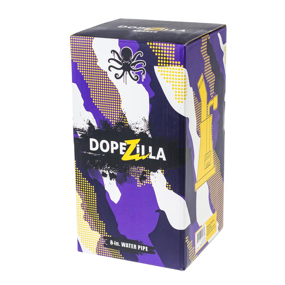 Dopezilla Kraken 8" Dab Rig packaging, clear view of the colorful box design