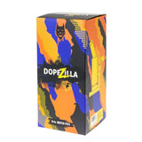 DOPEZILLA LYCAN 9" Dab Rig packaging box with vibrant graphics, front view, on white background