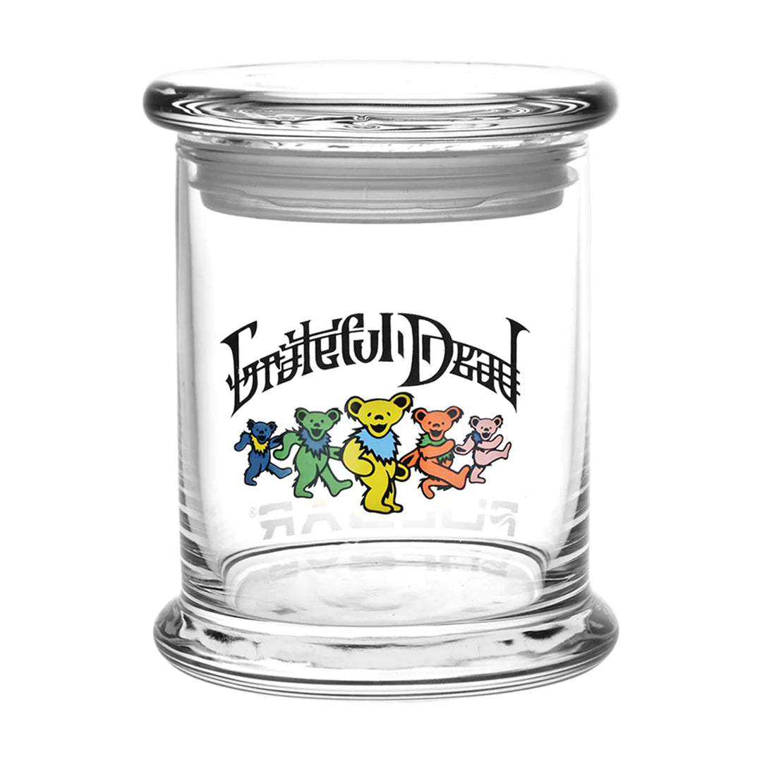 Grateful Dead x Pulsar Pop Top Jar - Bear Parade Design - Front View