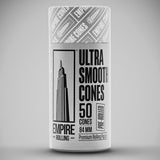 Empire Rolling Papers - Ultra Smooth Pure White Cones 50 Count Front View