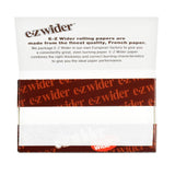 EZ Wider Rolling Papers 1 1/4" Standard Size 24 Pack - Front View on White Background