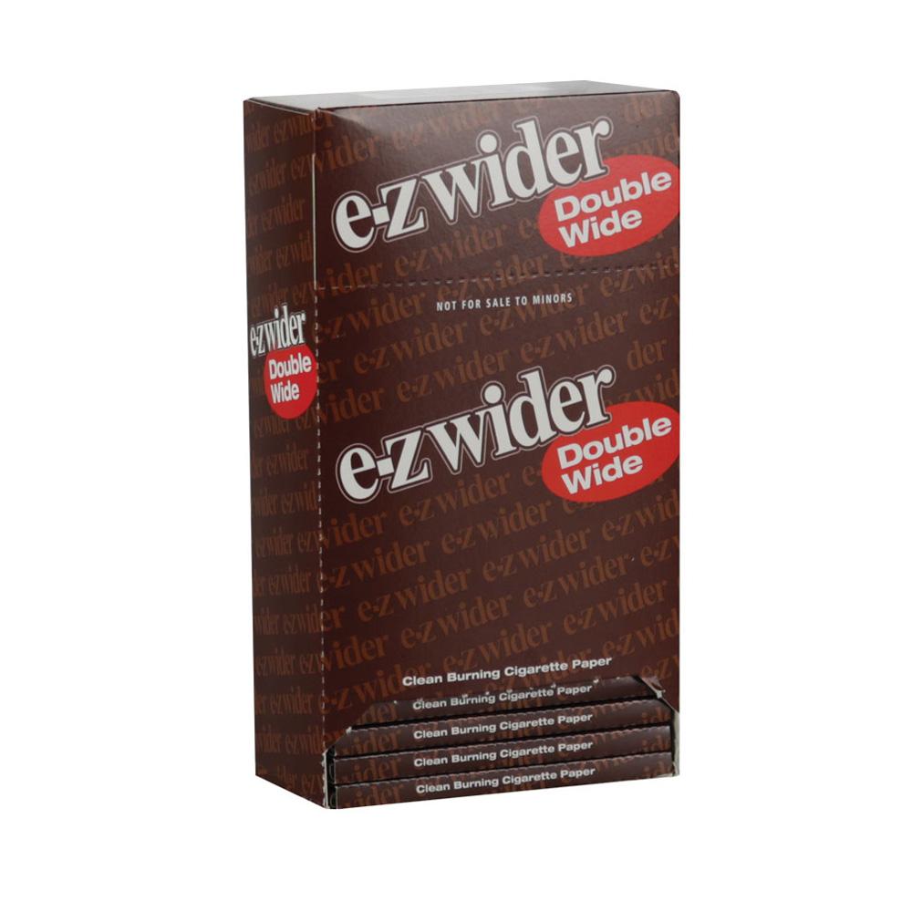 EZ Wider Double Wide Rolling Papers 24 Pack front view on seamless white background
