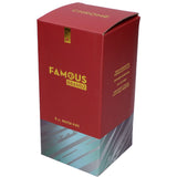 Famous Brandz 8" Fumed Glass Beaker Water Pipe packaging box front view