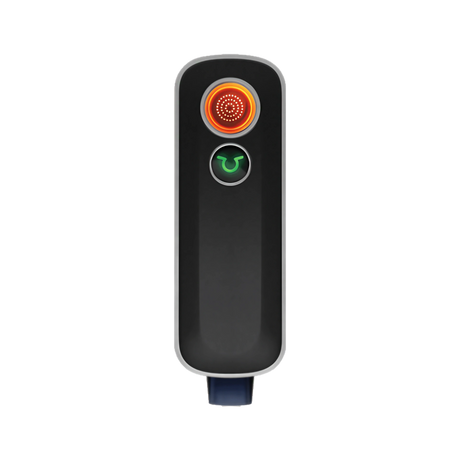 Firefly 2+ Vaporizer front view with illuminated heat indicator, portable design for dry herbs