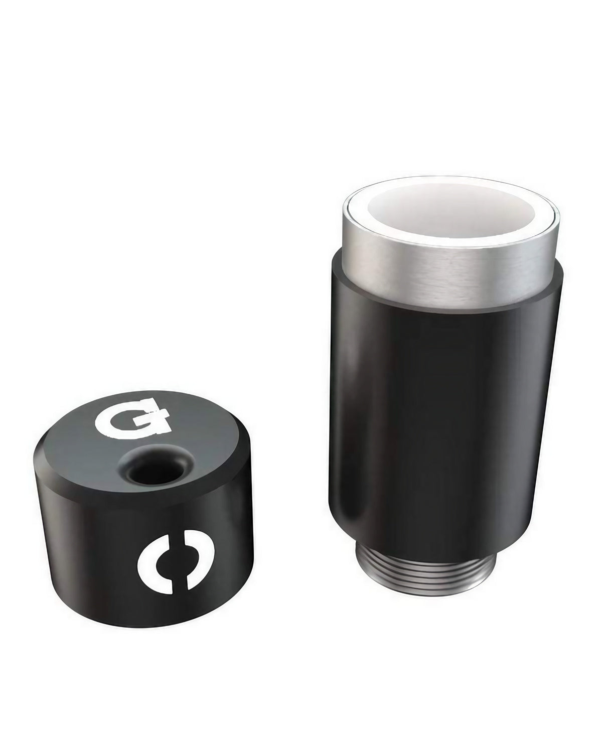 G-Pen Connect X Higher Standards Riggler Bundle for concentrates, electric rig side view on white