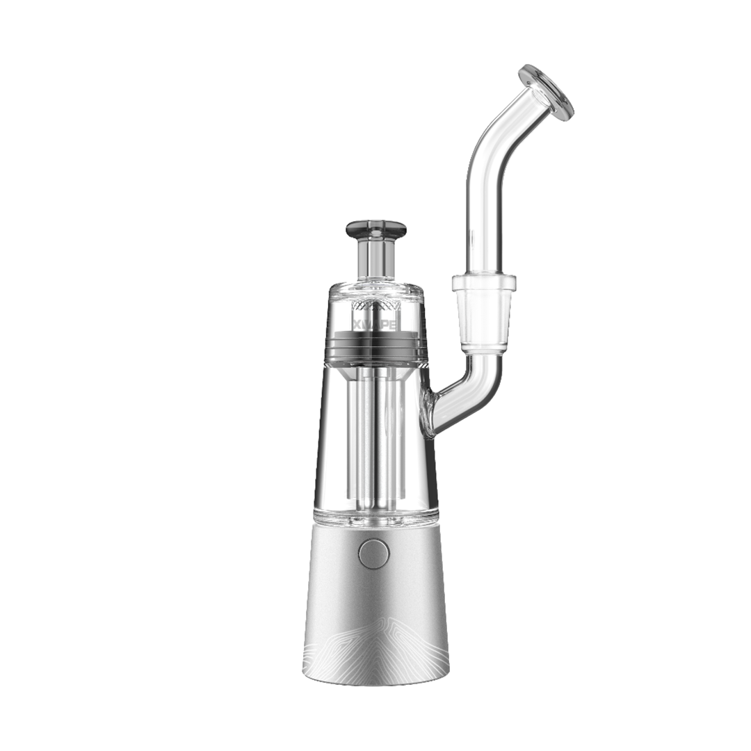 XVAPE Vista Mini 2 E-Rig in Silver - Compact Portable Vaporizer with Glass Mouthpiece