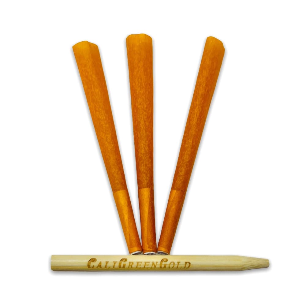 CaliGreenGold Goji Berry King Cones 3-pack, front view on white background