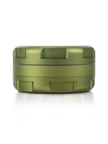 GRAV 3 Piece Grinder in Chartreuse - Compact Aluminum Herb Grinder - Front View