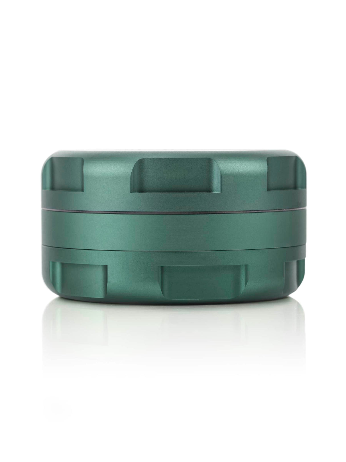 GRAV 3 Piece Grinder in Sea Green, Portable Aluminum Herb Grinder, Front View