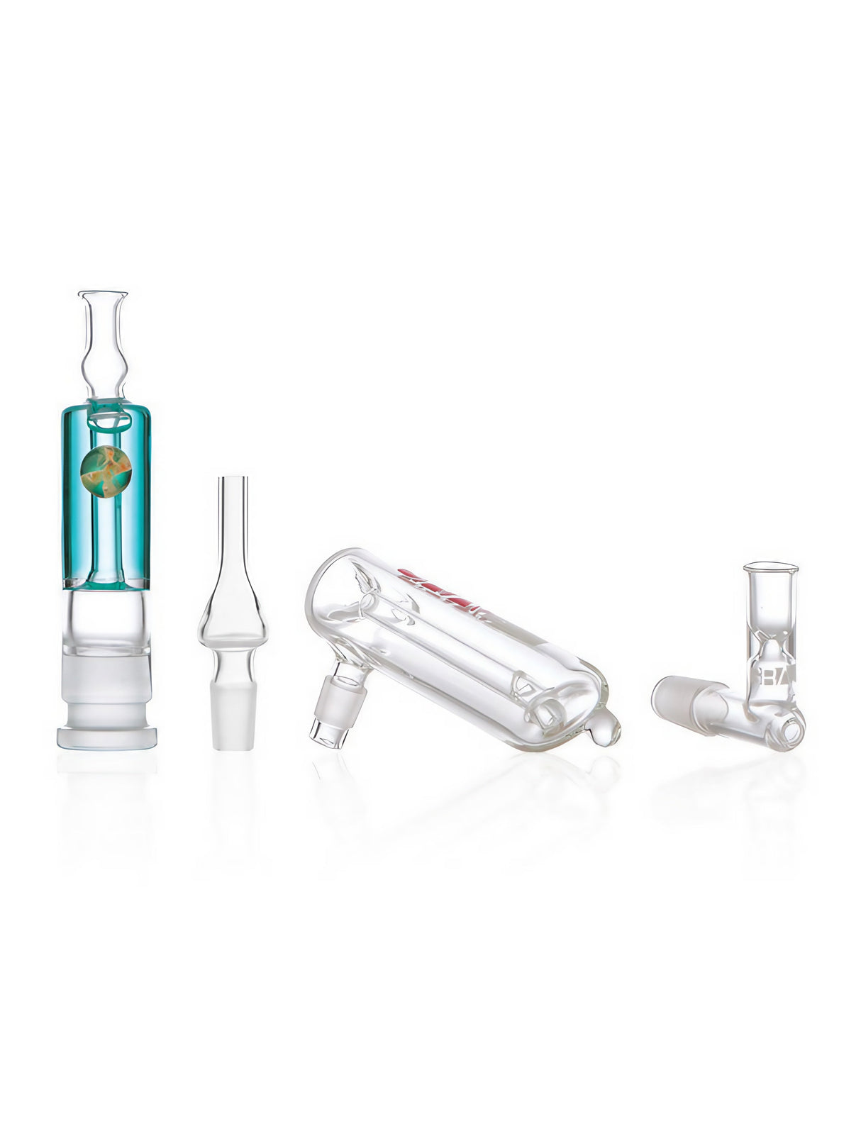 GRAV Chiller Multi Kit 3-in-1 with Glycerin Mouthpiece and Bubbler Attachment, front view