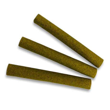 CaliGreenGold Green Hemp Wraps, 2g capacity, 3-pack, top view on white background