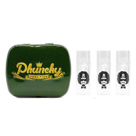 Dr. Greenthumb 3-Pack Glass Tips with Green Carrying Case - Front View